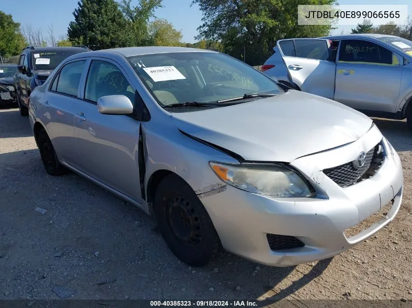 2009 Toyota Corolla Le VIN: JTDBL40E899066565 Lot: 40385323