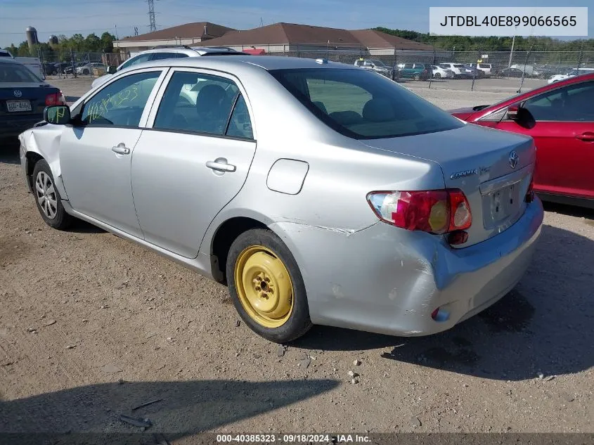 2009 Toyota Corolla Le VIN: JTDBL40E899066565 Lot: 40385323