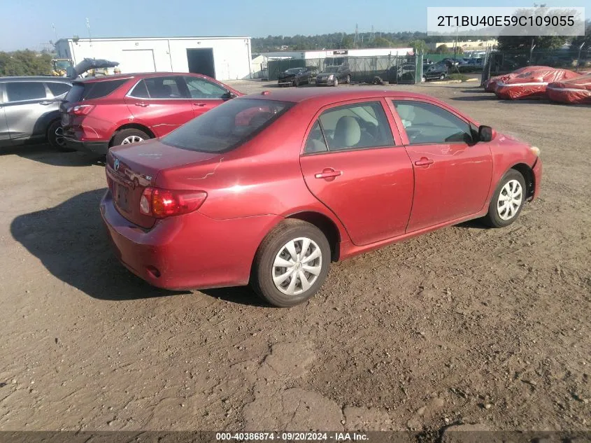 2T1BU40E59C109055 2009 Toyota Corolla Le