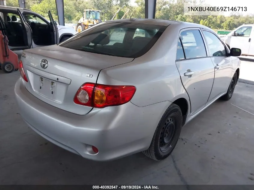 2009 Toyota Corolla Le VIN: 1NXBU40E69Z146713 Lot: 40392547