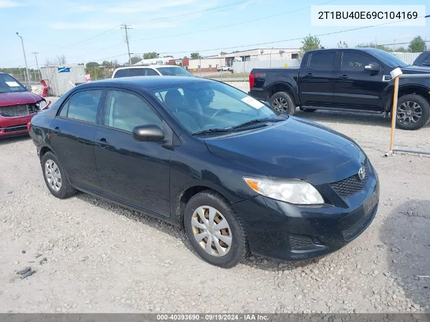 2T1BU40E69C104169 2009 Toyota Corolla