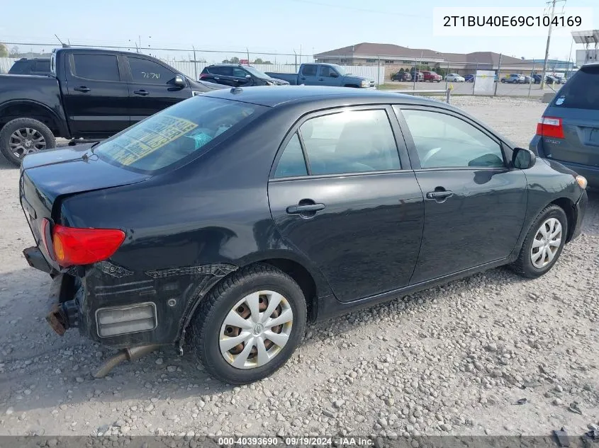 2T1BU40E69C104169 2009 Toyota Corolla