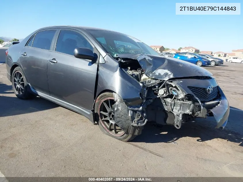 2009 Toyota Corolla S VIN: 2T1BU40E79C144843 Lot: 40402057