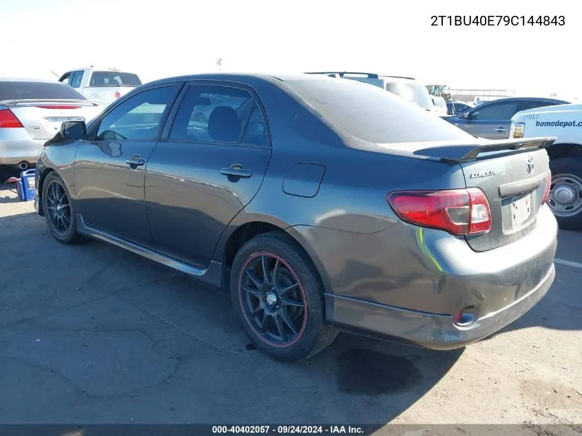 2T1BU40E79C144843 2009 Toyota Corolla S