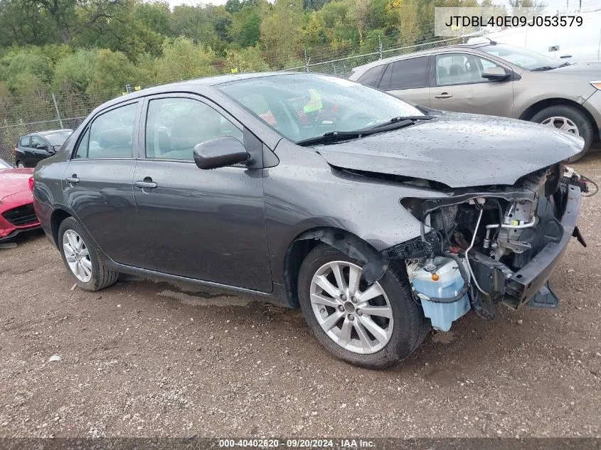 2009 Toyota Corolla Le VIN: JTDBL40E09J053579 Lot: 40402620