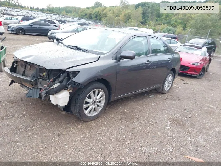 2009 Toyota Corolla Le VIN: JTDBL40E09J053579 Lot: 40402620