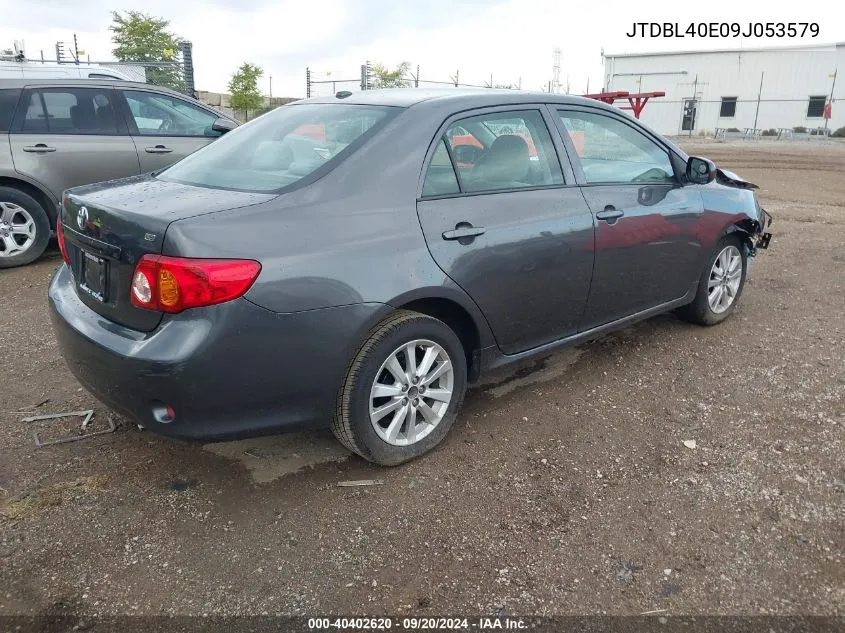 2009 Toyota Corolla Le VIN: JTDBL40E09J053579 Lot: 40402620