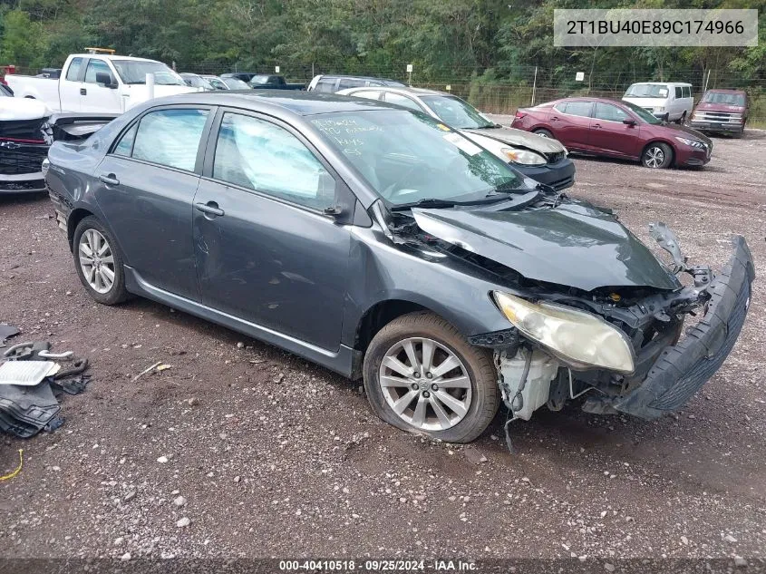 2009 Toyota Corolla S VIN: 2T1BU40E89C174966 Lot: 40410518