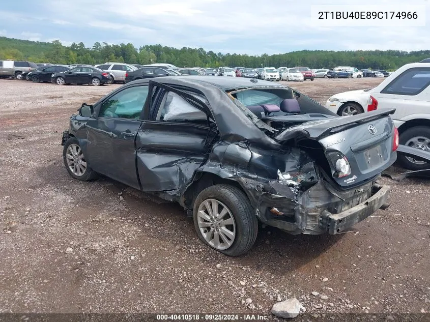 2009 Toyota Corolla S VIN: 2T1BU40E89C174966 Lot: 40410518