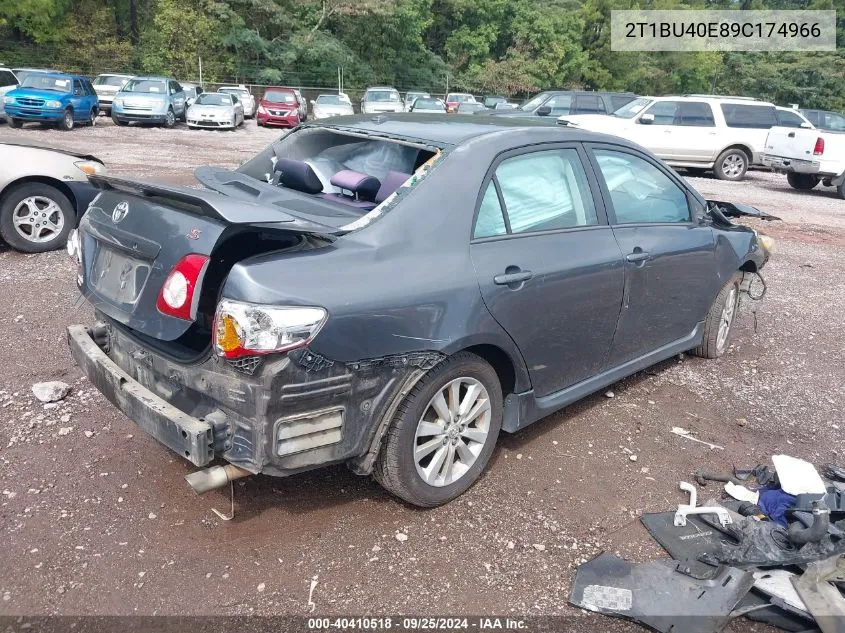 2009 Toyota Corolla S VIN: 2T1BU40E89C174966 Lot: 40410518