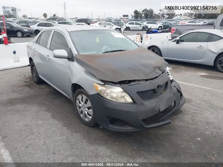 2009 Toyota Corolla Le VIN: 1NXBU40E99Z154756 Lot: 40412505