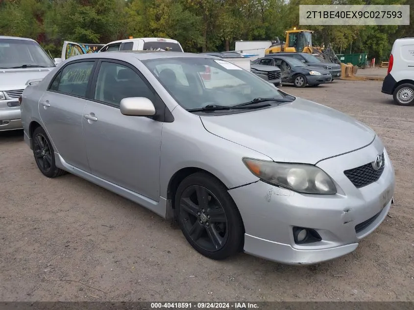 2009 Toyota Corolla Xrs VIN: 2T1BE40EX9C027593 Lot: 40418591