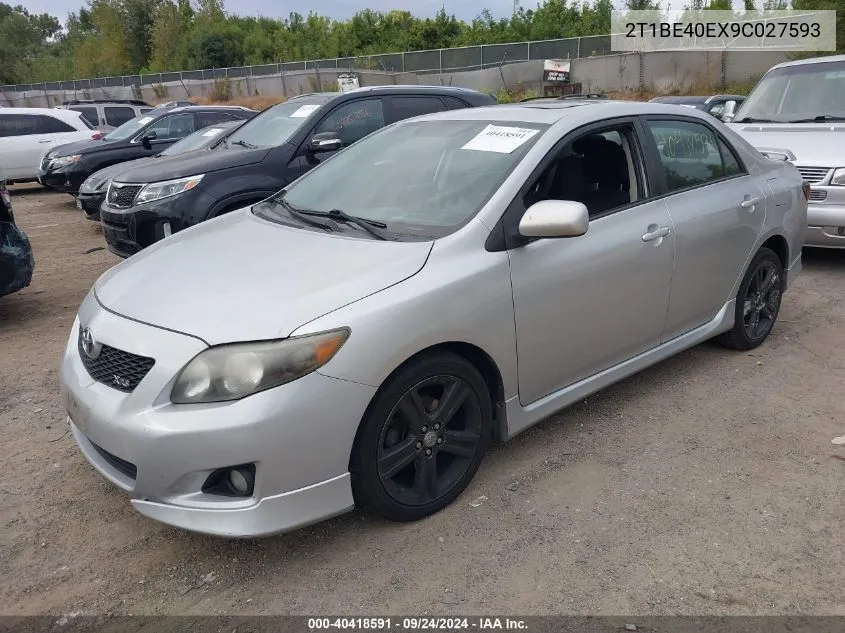 2009 Toyota Corolla Xrs VIN: 2T1BE40EX9C027593 Lot: 40418591