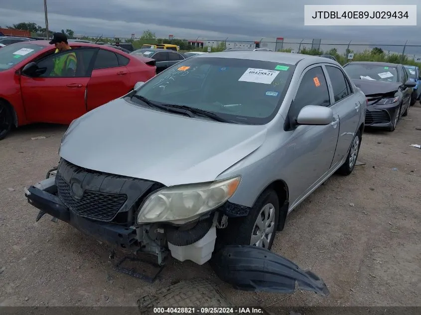 JTDBL40E89J029434 2009 Toyota Corolla Le