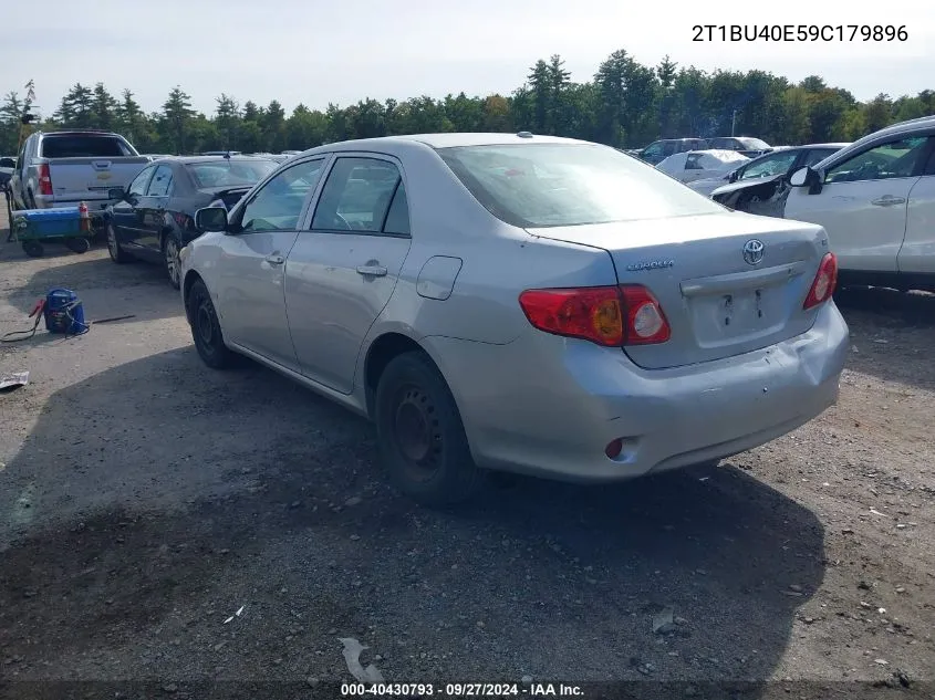 2009 Toyota Corolla Le VIN: 2T1BU40E59C179896 Lot: 40430793