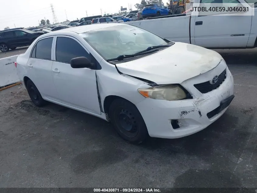 JTDBL40E59J046031 2009 Toyota Corolla Le/Xle