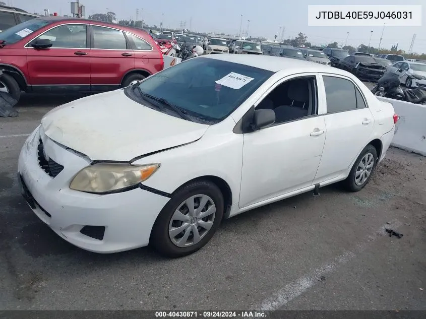 2009 Toyota Corolla Le/Xle VIN: JTDBL40E59J046031 Lot: 40430871