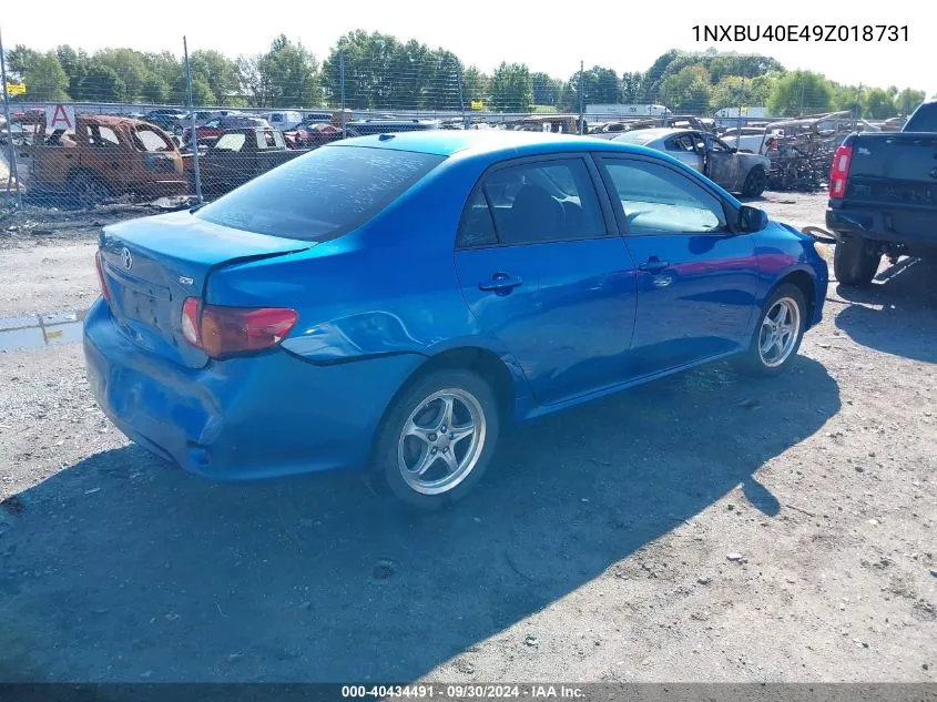 1NXBU40E49Z018731 2009 Toyota Corolla Xle