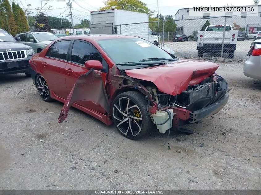 2009 Toyota Corolla S VIN: 1NXBU40E19Z052156 Lot: 40435108