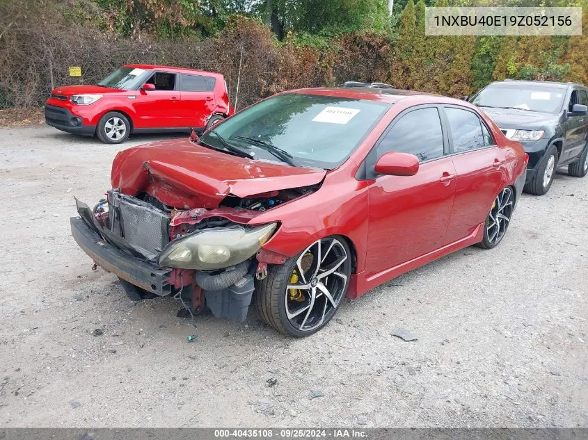 2009 Toyota Corolla S VIN: 1NXBU40E19Z052156 Lot: 40435108