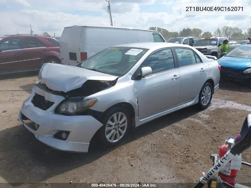 2009 Toyota Corolla S VIN: 2T1BU40E49C162071 Lot: 40435476