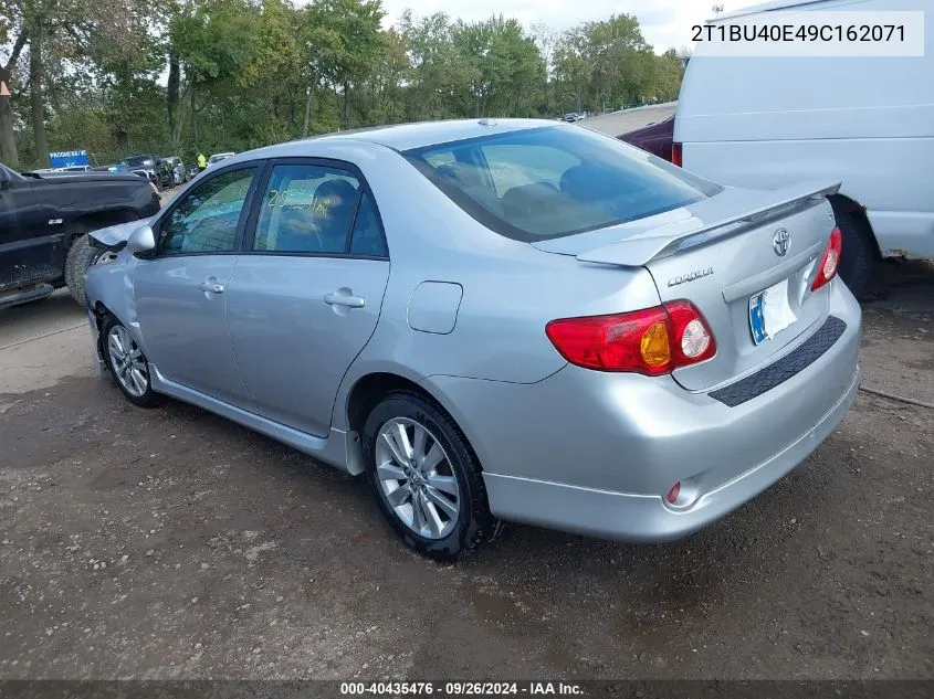 2009 Toyota Corolla S VIN: 2T1BU40E49C162071 Lot: 40435476