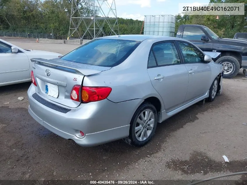 2009 Toyota Corolla S VIN: 2T1BU40E49C162071 Lot: 40435476