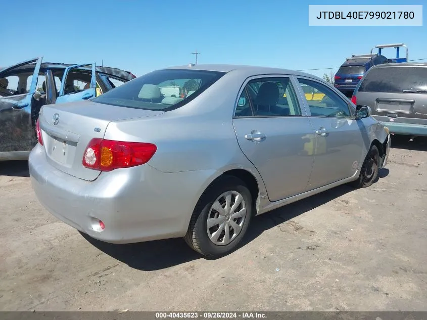 JTDBL40E799021780 2009 Toyota Corolla Le