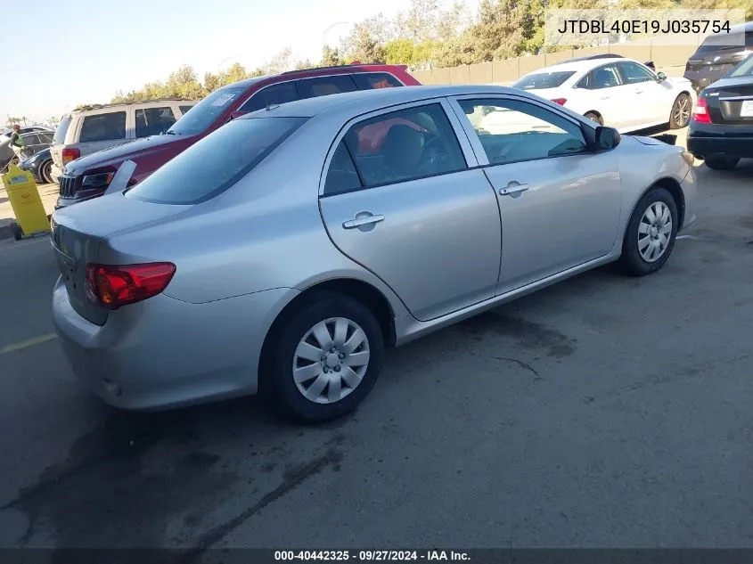 JTDBL40E19J035754 2009 Toyota Corolla