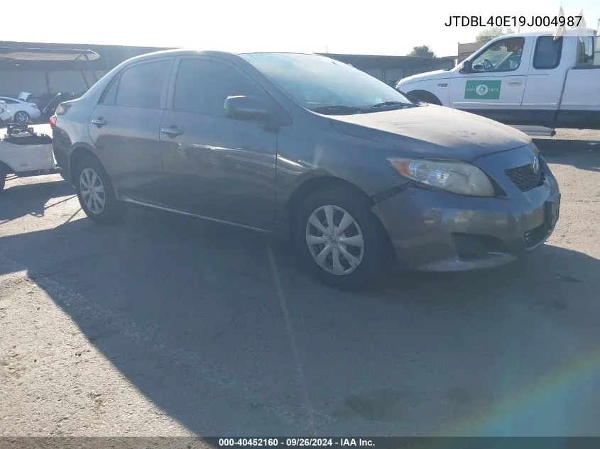 JTDBL40E19J004987 2009 Toyota Corolla Le