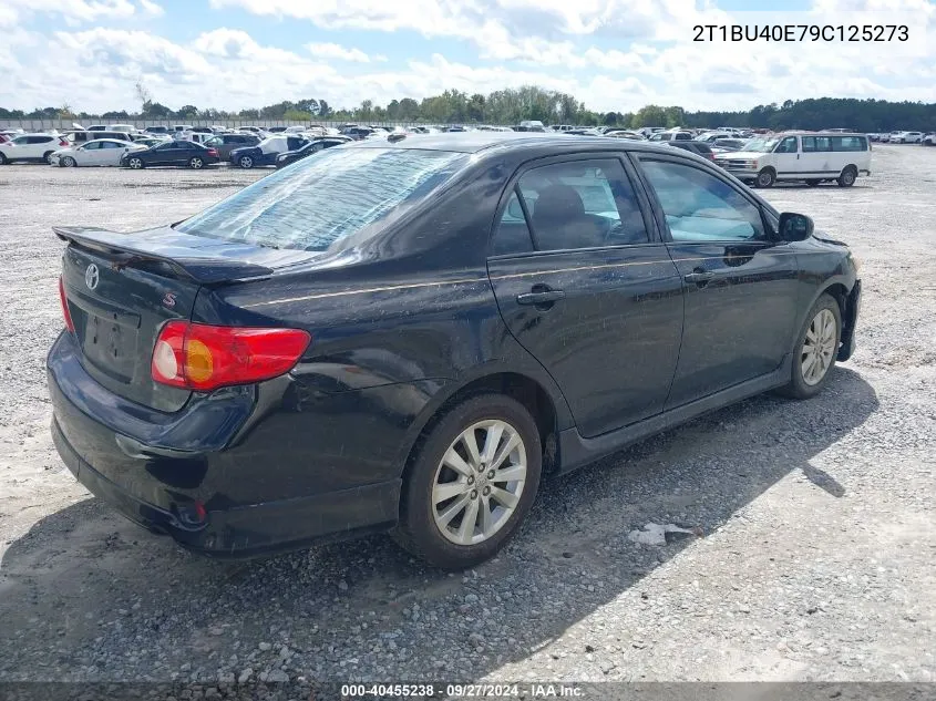 2009 Toyota Corolla S VIN: 2T1BU40E79C125273 Lot: 40455238