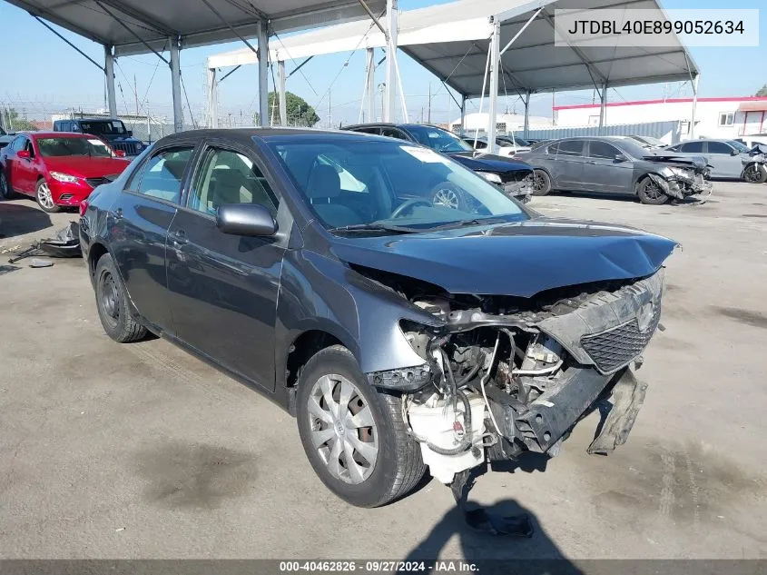 JTDBL40E899052634 2009 Toyota Corolla Le