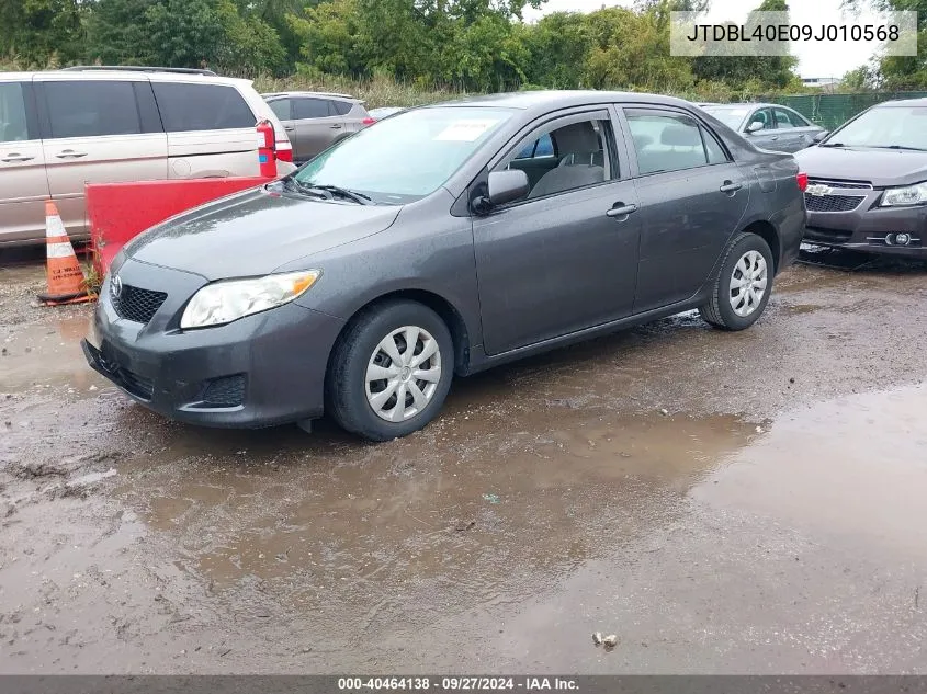 2009 Toyota Corolla Le VIN: JTDBL40E09J010568 Lot: 40464138