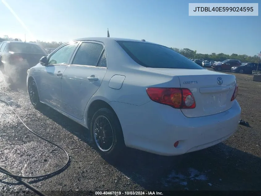 JTDBL40E599024595 2009 Toyota Corolla