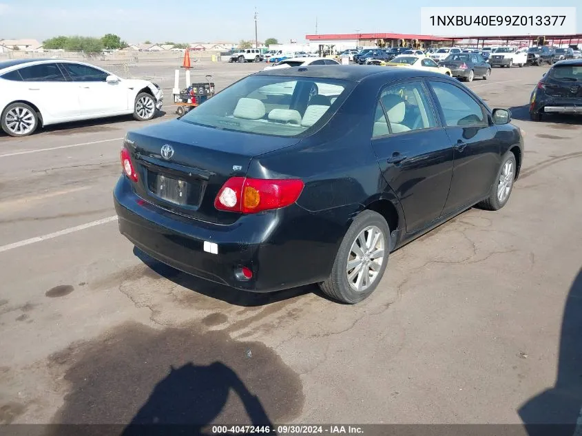 2009 Toyota Corolla Le VIN: 1NXBU40E99Z013377 Lot: 40472446