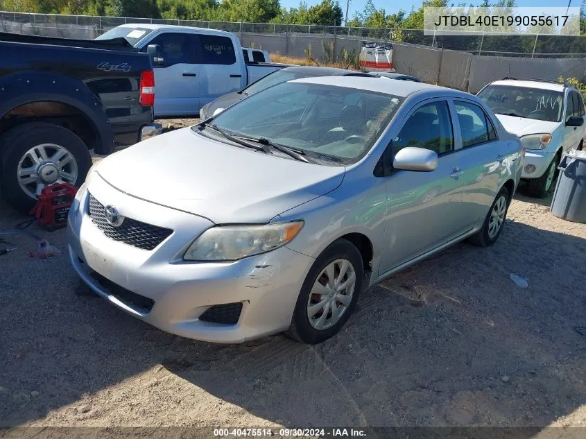 2009 Toyota Corolla Le VIN: JTDBL40E199055617 Lot: 40475514