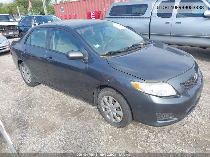 2009 Toyota Corolla Le VIN: JTDBL40E999053338 Lot: 40475546