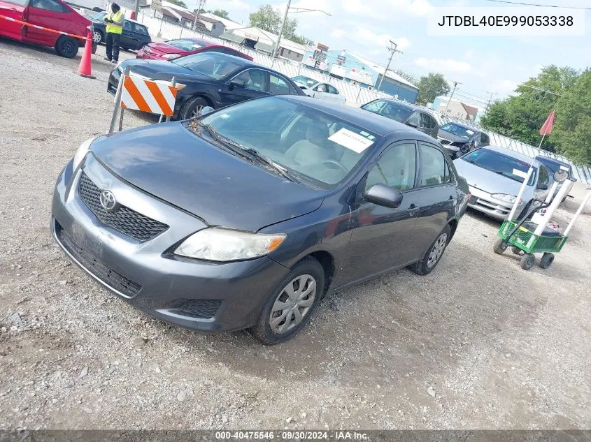 2009 Toyota Corolla Le VIN: JTDBL40E999053338 Lot: 40475546