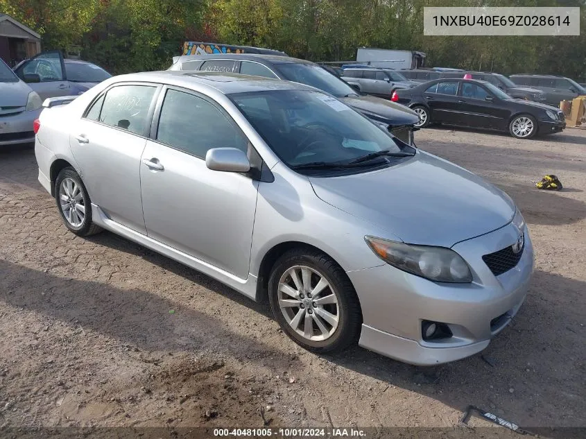 1NXBU40E69Z028614 2009 Toyota Corolla S