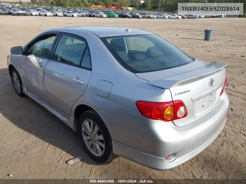 2009 Toyota Corolla S VIN: 1NXBU40E69Z028614 Lot: 40481005