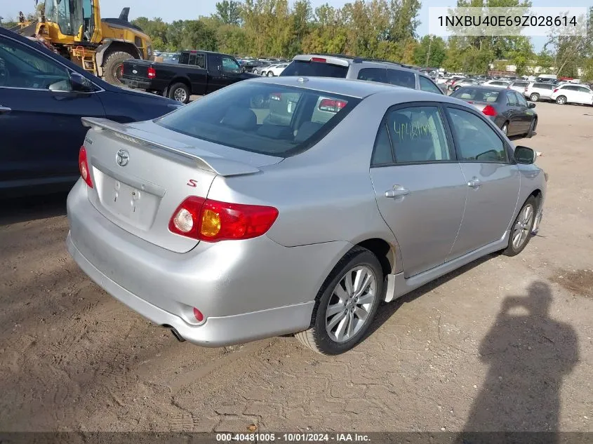 2009 Toyota Corolla S VIN: 1NXBU40E69Z028614 Lot: 40481005