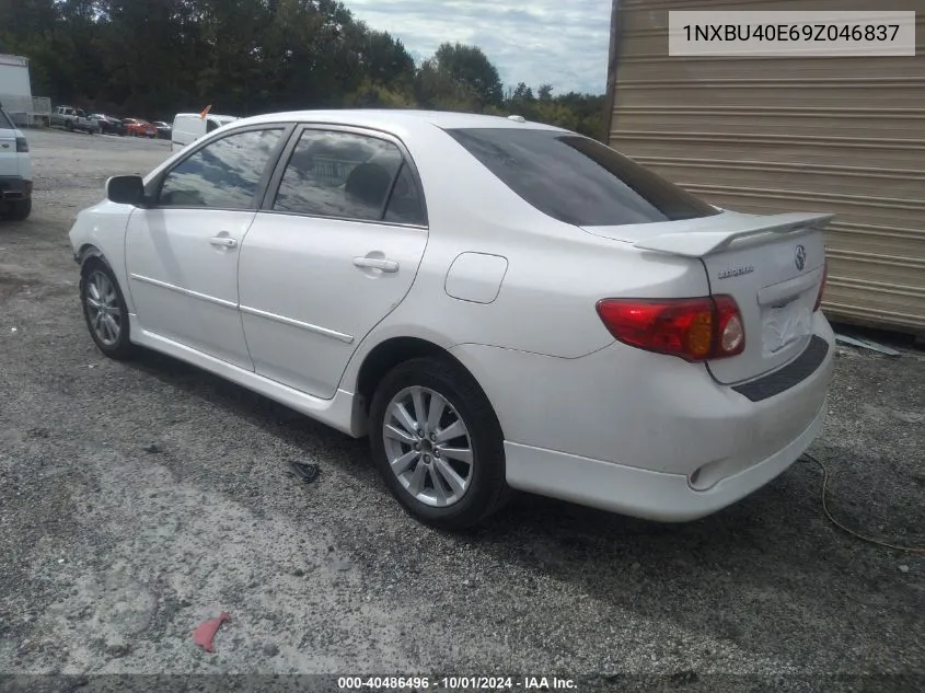 1NXBU40E69Z046837 2009 Toyota Corolla S