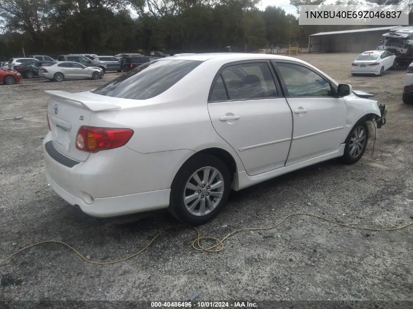 1NXBU40E69Z046837 2009 Toyota Corolla S