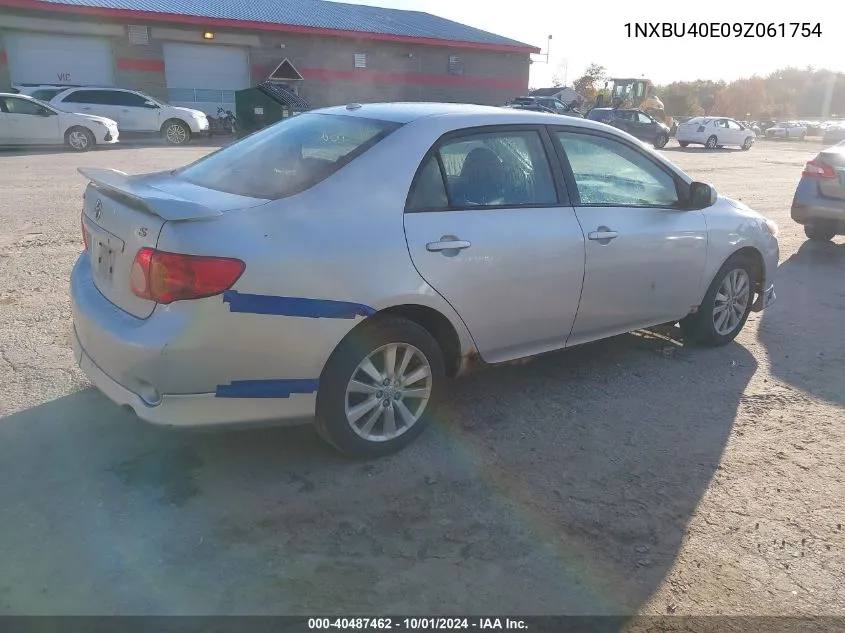 1NXBU40E09Z061754 2009 Toyota Corolla S