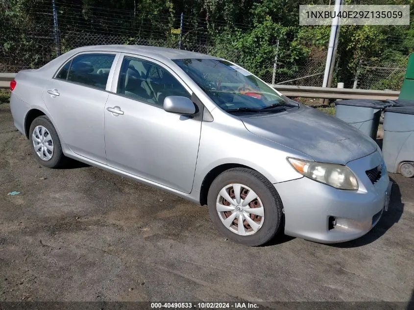 1NXBU40E29Z135059 2009 Toyota Corolla Le