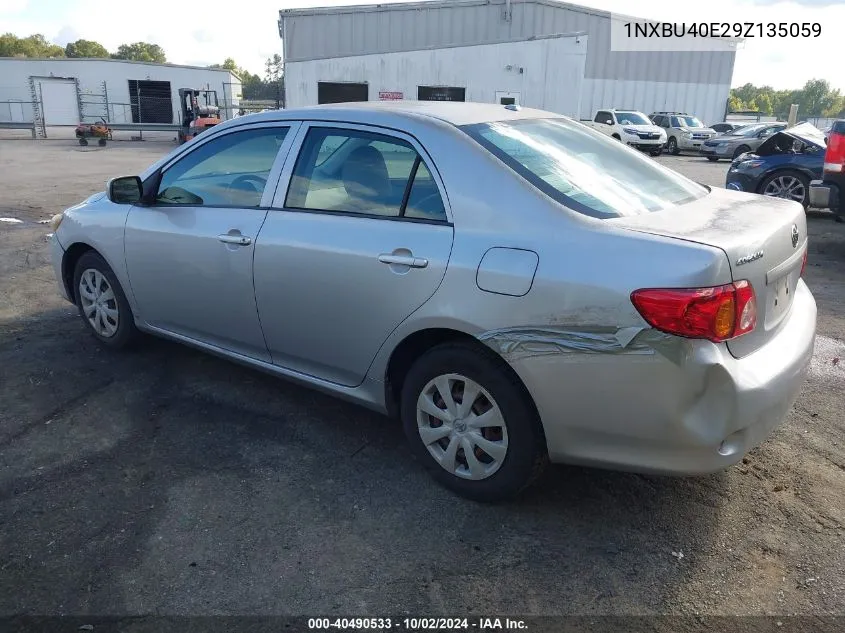 1NXBU40E29Z135059 2009 Toyota Corolla Le