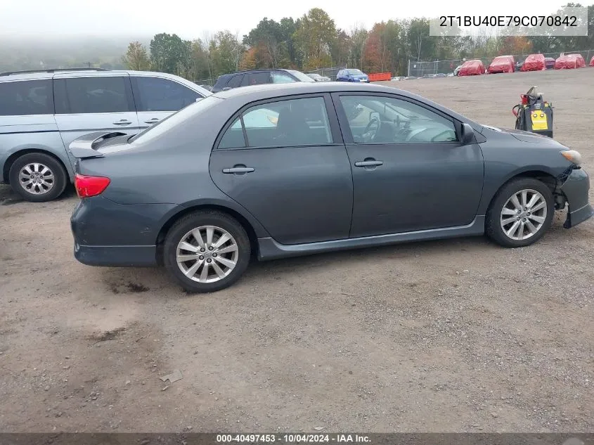 2T1BU40E79C070842 2009 Toyota Corolla S