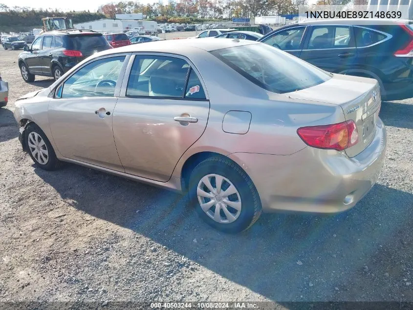 1NXBU40E89Z148639 2009 Toyota Corolla Le