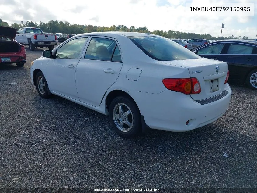 2009 Toyota Corolla Le VIN: 1NXBU40E79Z150995 Lot: 40504456