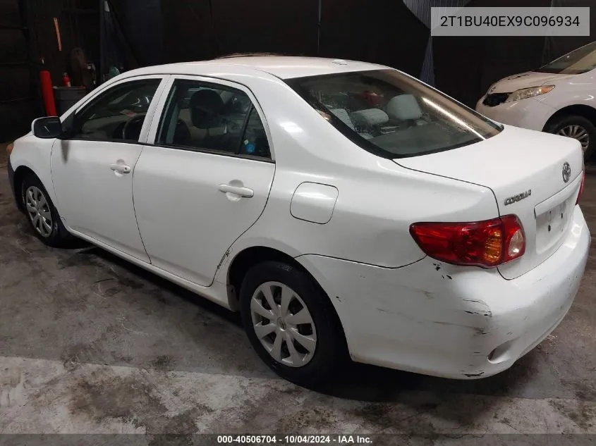 2009 Toyota Corolla Le VIN: 2T1BU40EX9C096934 Lot: 40506704